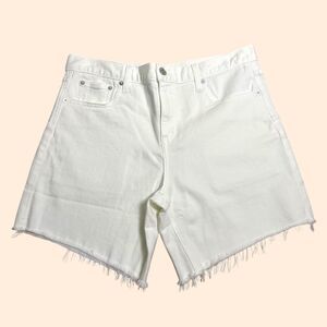 AYR Day Off Jean Shorts White